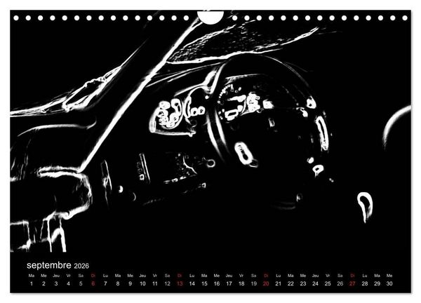 Produktbild: 911 Lignes (Calendrier mural 2026 DIN A4 vertical), CALVENDO calendrier mensuel