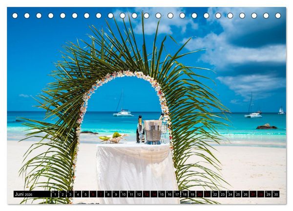 Produktbild: Seychellen - Das wahre Paradies (Tischkalender 2026 DIN A5 quer), CALVENDO Monatskalender