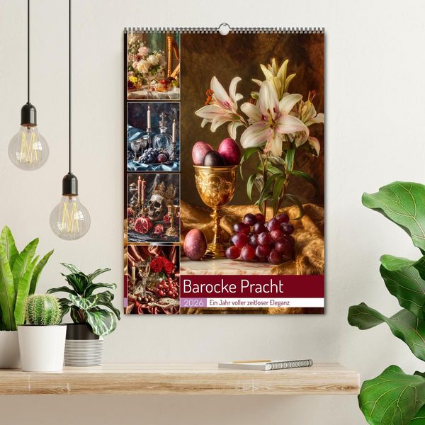Produktbild: Barocke Pracht (Wandkalender 2026 DIN A2 hoch), CALVENDO Monatskalender