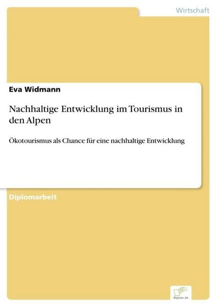 Produktbild: Nachhaltige Entwicklung im Tourismus in den Alpen