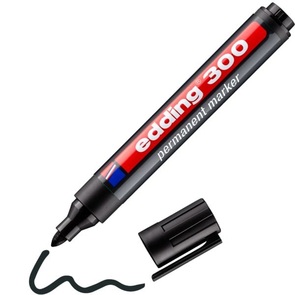 Produktbild: edding 300 Permanentmarker schwarz