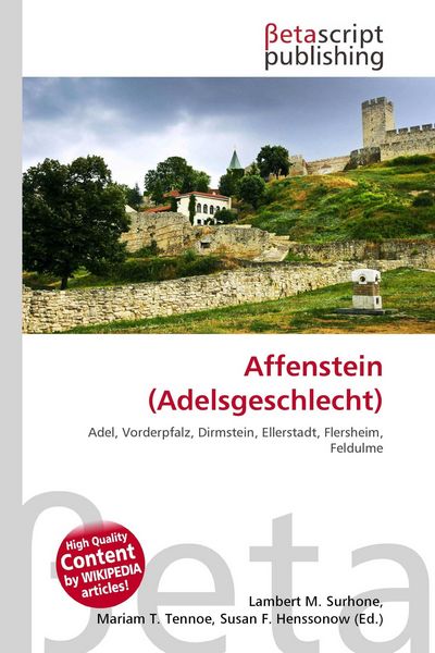 Produktbild: Affenstein (Adelsgeschlecht)