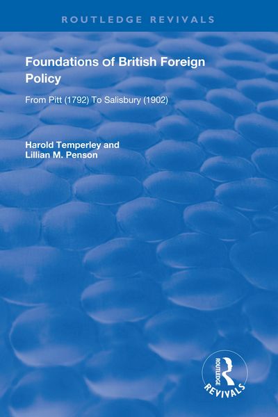 Produktbild: Foundations of British Foreign Policy