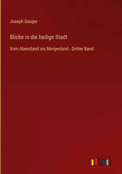 Produktbild: Blicke in die heilige Stadt