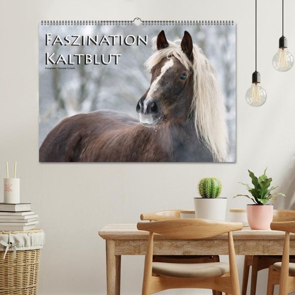 Produktbild: Faszination Kaltblut (Wandkalender 2026 DIN A2 quer), CALVENDO Monatskalender