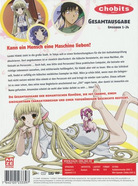 Produktbild: Chobits - Gesamtausgabe [5 DVDs]