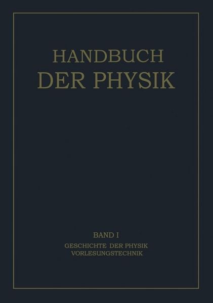 Produktbild: Geschichte der Physik Vorlesungstechnik