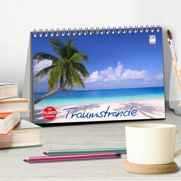 Produktbild: Traumstr&auml;nde (Tischkalender 2026 DIN A5 quer), CALVENDO Monatskalender