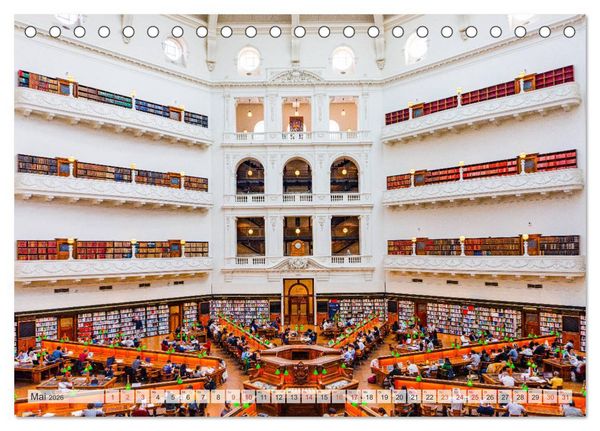Produktbild: Melbourne Impressionen (Tischkalender 2026 DIN A5 quer), CALVENDO Monatskalender