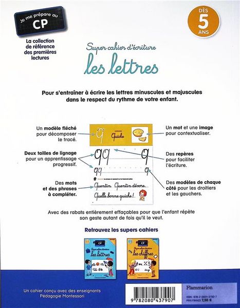 Produktbild: Je Me Prepare au Cp: Super Cahier D Ecriture, les Lettres: Pedagogie