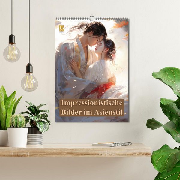 Produktbild: Impressionistische Bilder im Asienstil (Wandkalender 2026 DIN A3 hoch), CALVENDO Monatskalender