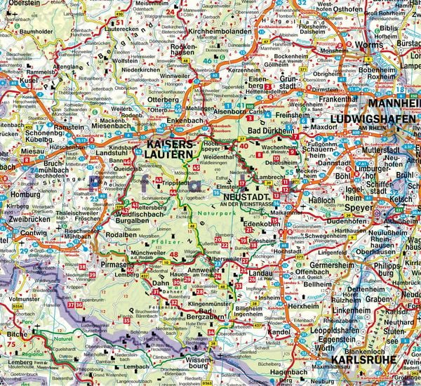 Produktbild: ROTHER Wanderbuch Wandern & Einkehren Pf&auml;lzerwald und Deutsche Weinstra&szlig;e