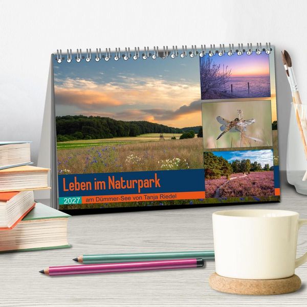 Produktbild: Leben am Naturpark um den D&uuml;mmer See (Tischkalender 2027 DIN A5 quer), CALVENDO Monatskalender