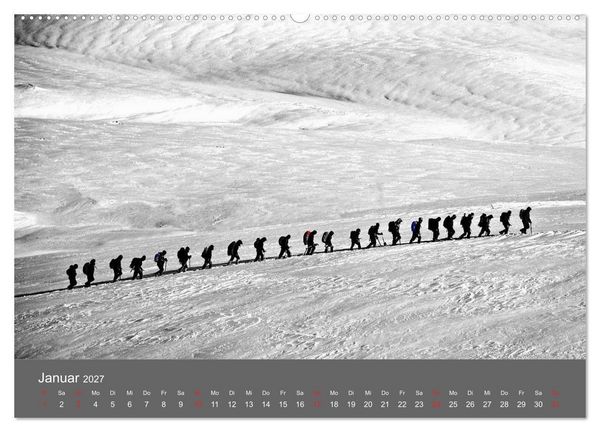 Produktbild: Bergsteigen - Extremsport am Limit (Wandkalender 2027 DIN A2 quer), CALVENDO Monatskalender