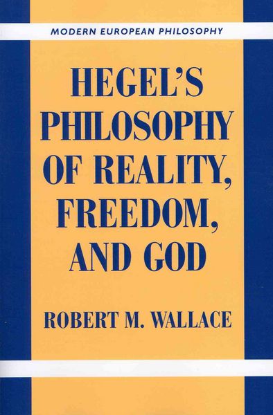 Produktbild: Hegel's Philosophy of Reality, Freedom, and God
