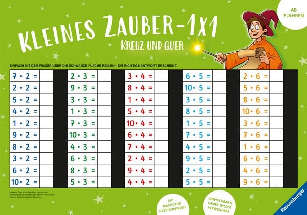 Produktbild: Ravensburger Zaubertafel - Kleines Zauber-1x1: Kreuz und quer