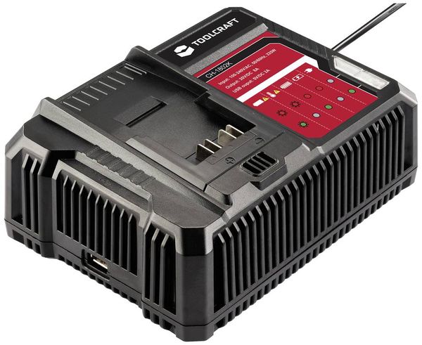 Produktbild: TOOLCRAFT ALG-1802 / TAWB-200 Akkupack-Ladeger&auml;t