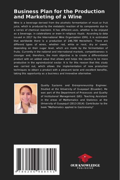 Produktbild: Business Plan for the Production and Marketing of a Wine