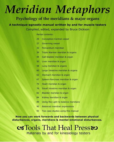 Produktbild: Meridian Metaphors Psychology of the Meridians & Major Organs