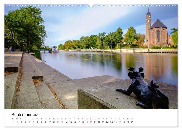 Produktbild: Ein Blick auf Brandenburg an der Havel (hochwertiger Premium Wandkalender 2026 DIN A2 quer), Kunstdruck in Hochglanz