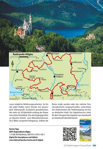 Produktbild: ADFC-Ratgeber 260 Radfernwege in Deutschland