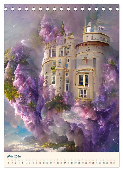 Produktbild: Colors of Dreams - AI-ART (Tischkalender 2026 DIN A5 hoch), CALVENDO Monatskalender