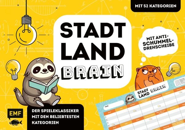 Produktbild: Stadt, Land, Brain &ndash; Der Spieleklassiker mit den beliebtesten Kategorien