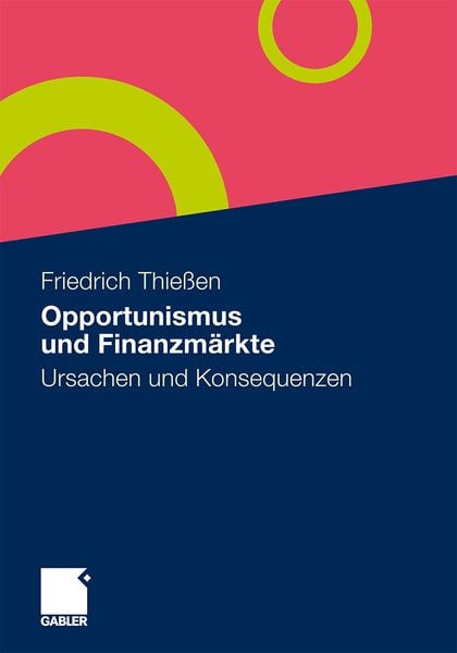 Produktbild: Opportunismus und Finanzm&auml;rkte