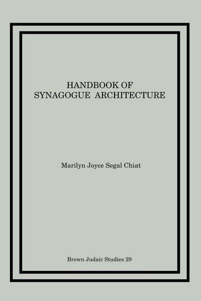 Produktbild: Handbook of Synagogue Architecture