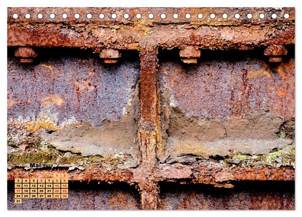 Produktbild: Metallwelt (Tischkalender 2027 DIN A5 quer), CALVENDO Monatskalender
