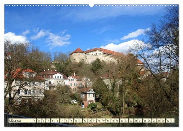 Produktbild: Unterwegs in T&uuml;bingen (hochwertiger Premium Wandkalender 2026 DIN A2 quer), Kunstdruck in Hochglanz