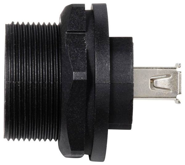 Produktbild: USB 2.0-Buchse auf Buchse IP67 (Gewinde) TC-E13T-FU2-PRF TC-13543548 TRU COMPONENTS Inhalt: 1 St.