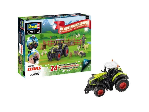 Produktbild: Adventskalender RC Claas Axion 960 Traktor, Revell Control Ferngesteuerter Traktor