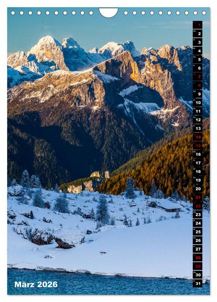 Produktbild: Dolomiten. Italien (Wandkalender 2026 DIN A4 hoch), CALVENDO Monatskalender