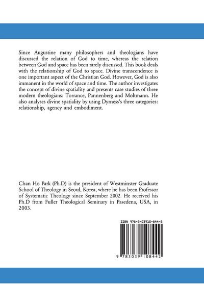Produktbild: Transcendence and Spatiality of the Triune Creator