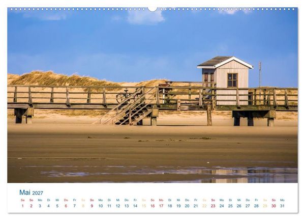 Produktbild: Sankt Peter-Ording - Str&auml;nde, D&uuml;nen, Weite (Wandkalender 2027 DIN A2 quer), CALVENDO Monatskalender