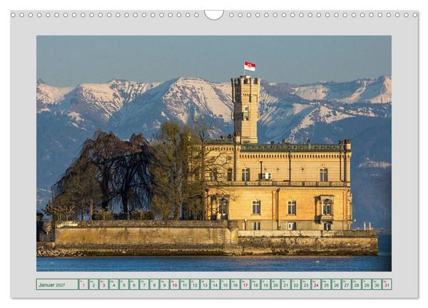 Produktbild: Schl&ouml;sser in Baden-W&uuml;rttemberg (Wandkalender 2027 DIN A3 quer), CALVENDO Monatskalender