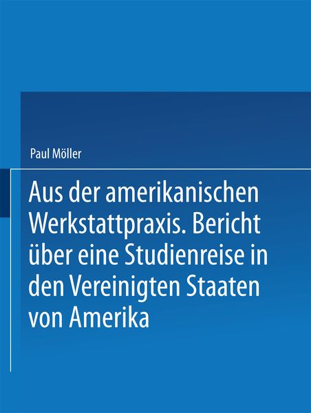 Produktbild: Aus der amerikanischen Werkstattpraxis