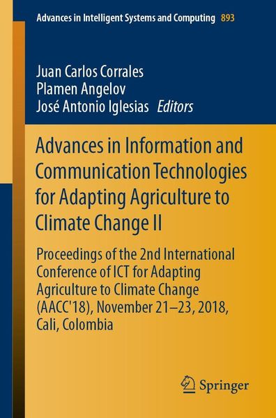 Produktbild: Advances in Information and Communication Technologies for Adapting Agriculture to Climate Change II