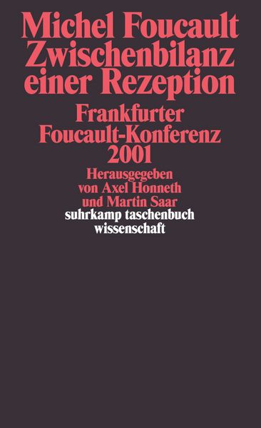 Produktbild: Michel Foucault. Zwischenbilanz einer Rezeption