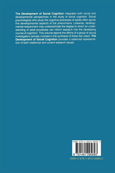 Produktbild: The Development of Social Cognition