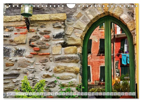 Produktbild: SCHMUCKST&Uuml;CKE der CINQUE TERRE (Wandkalender 2026 DIN A4 quer), CALVENDO Monatskalender