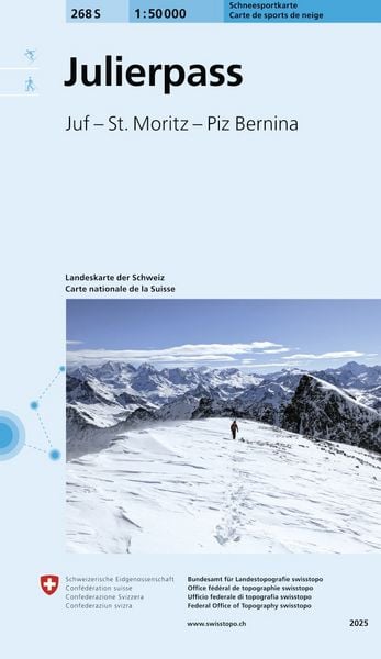 Produktbild: 268S Julierpass Schneesportkarte