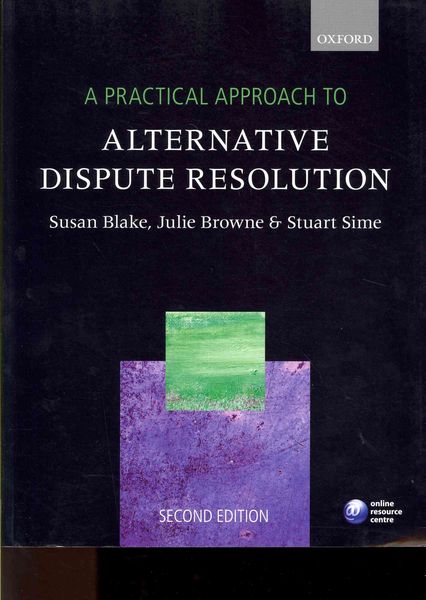 Produktbild: A Practical Approach to Alternative Dispute Resolution