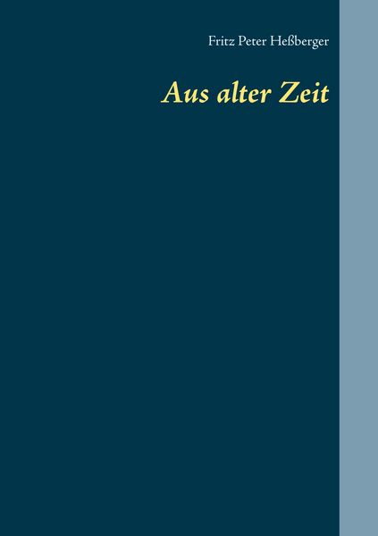 Produktbild: Aus alter Zeit