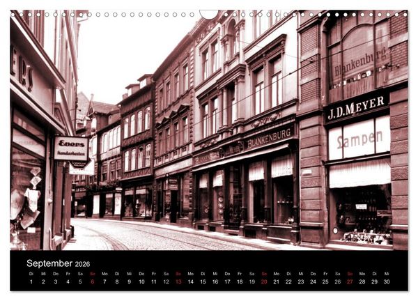 Produktbild: Hildesheimer Schaufenster um 1900 (Wandkalender 2026 DIN A3 quer), CALVENDO Monatskalender