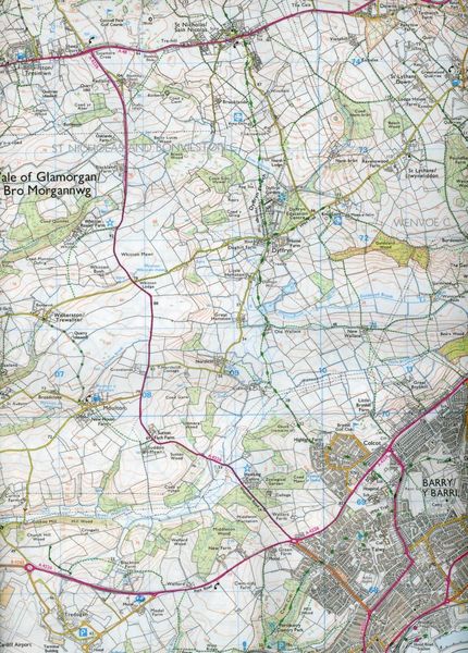 Produktbild: Cardiff and Bridgend/Caerdydd a Phen-y-Bont Ar Ogwr