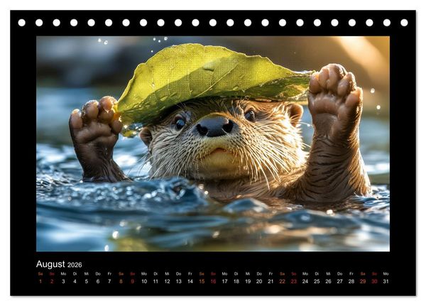 Produktbild: Wundervolle Augenblicke (Tischkalender 2026 DIN A5 quer), CALVENDO Monatskalender