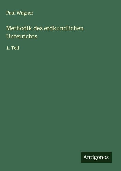 Produktbild: Methodik des erdkundlichen Unterrichts