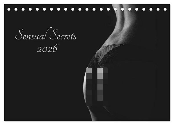 Produktbild: Sensual Secrets (Tischkalender 2026 DIN A5 quer), CALVENDO Monatskalender